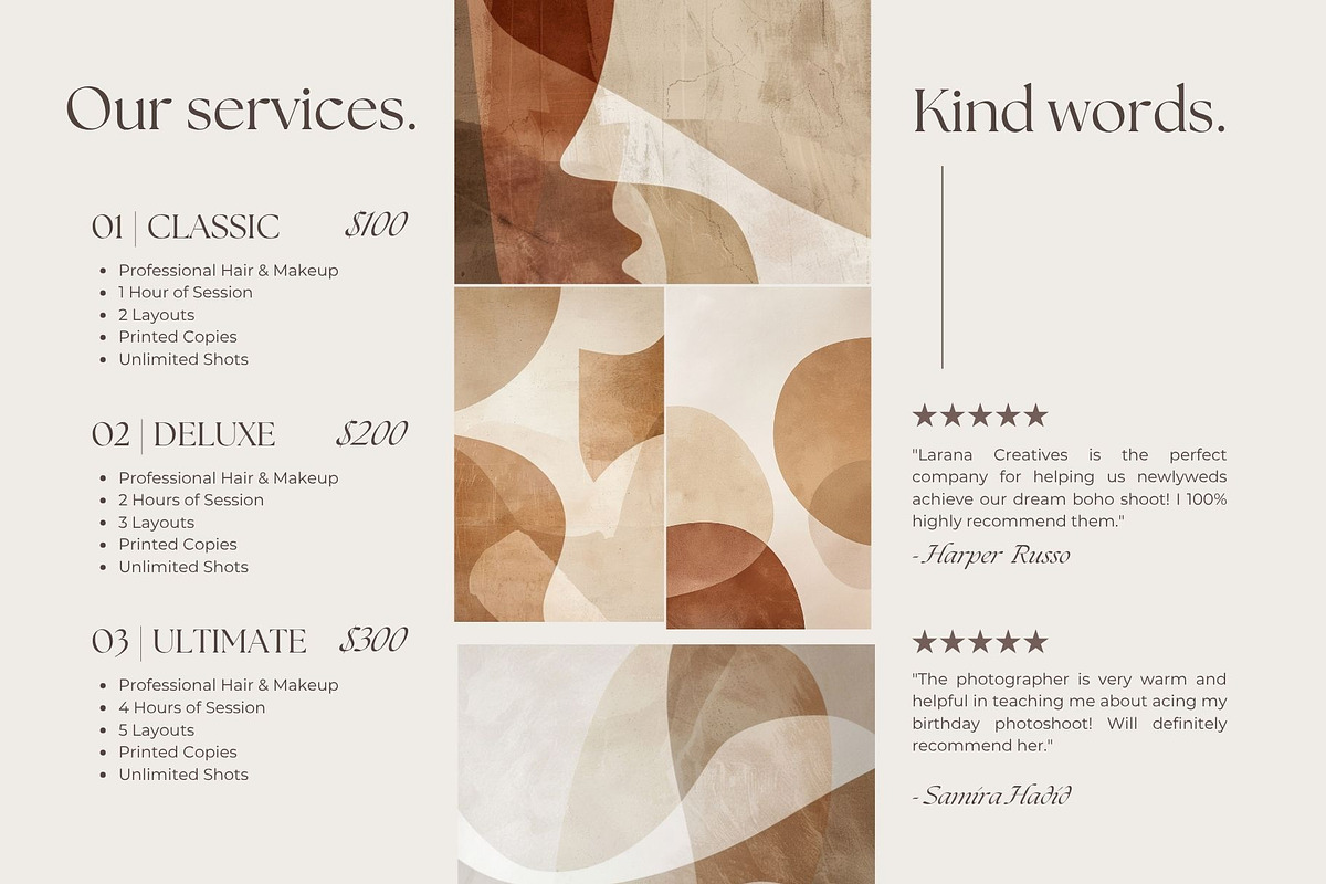 Abstract Boho Wall Art & Cliparts, a Poster Template by ARTOZEN DIGITAL (Photo 4 of 17)