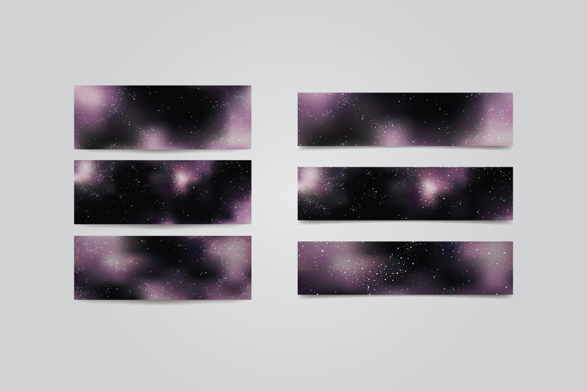 Deep Space backgrounds and banners preview 4