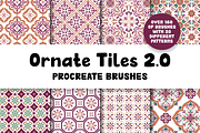 Ornate Tiles 2.0 Procreate Brushes, a Brush Add-On by Design av MAD (Thumbnail 1 of 8)
