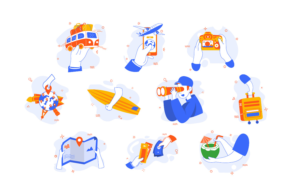 Vacation Activity, an Object Illustration by Loin Studio (Photo 2 of 3)