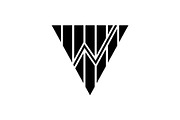 Triangle with Trading Chart Logo, a Branding & Logo Template by Buqancreative (Thumbnail 2 of 3)