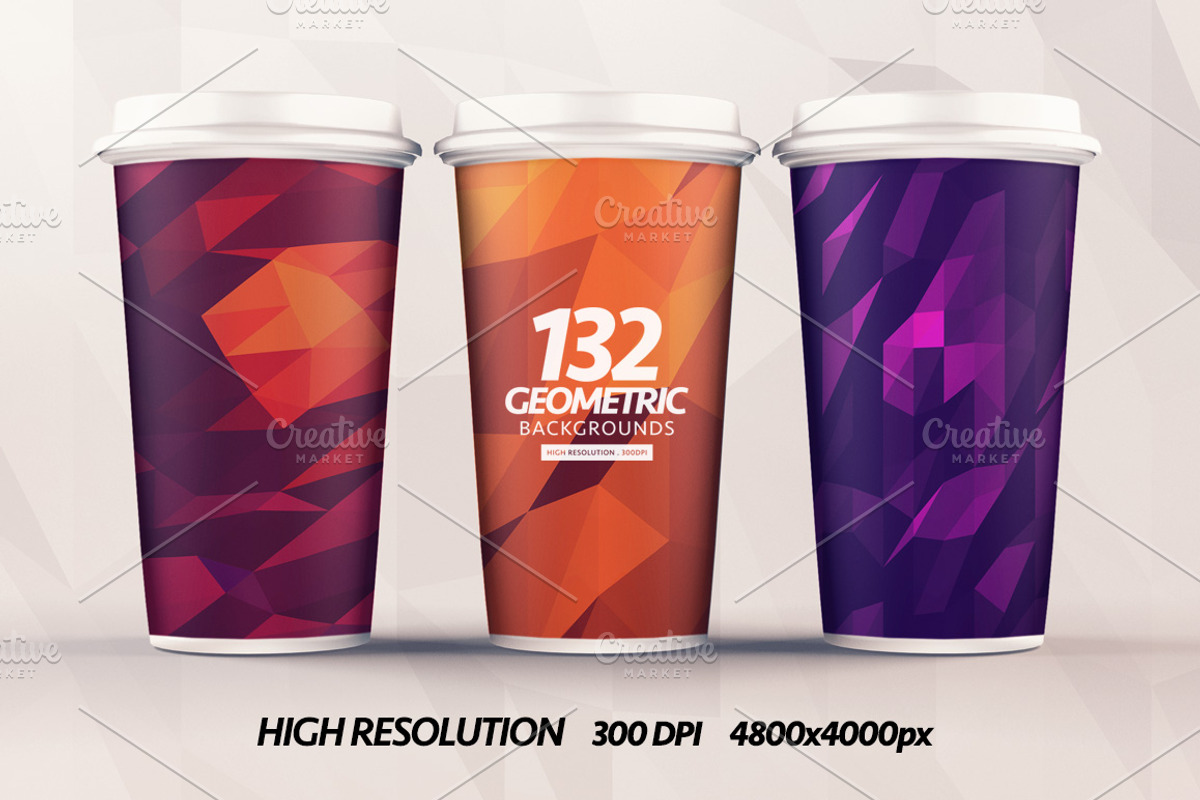 Geometric Backgrounds 132 preview 4