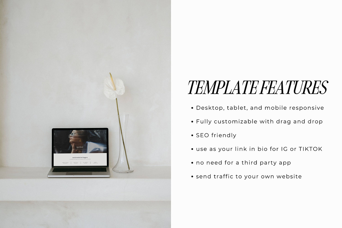 Showit Instagram Landing Page Template preview 2