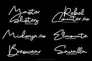 Edwarstile - Monoline Signature, a Script Font by tebaltipislab (Thumbnail 8 of 11)