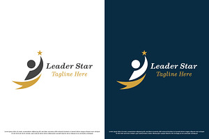 Leader Rise Star Logo Icon Template, a Branding & Logo Template by Morvana Crew