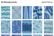 Painterly Abstract Backgrounds, a Background Graphic by Sweet Fig (Thumbnail 2 of 12)