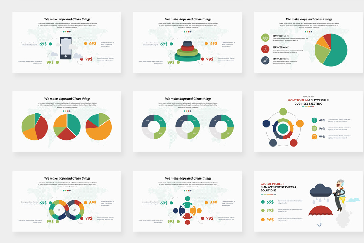 Dizital Infographic Pack Keynote, a Presentation Template by One Percent Studio (Photo 14 of 20)