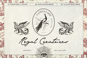 Regal Creatures. Art & Textures, an Object Graphic by Purple (Thumbnail 1 of 10)