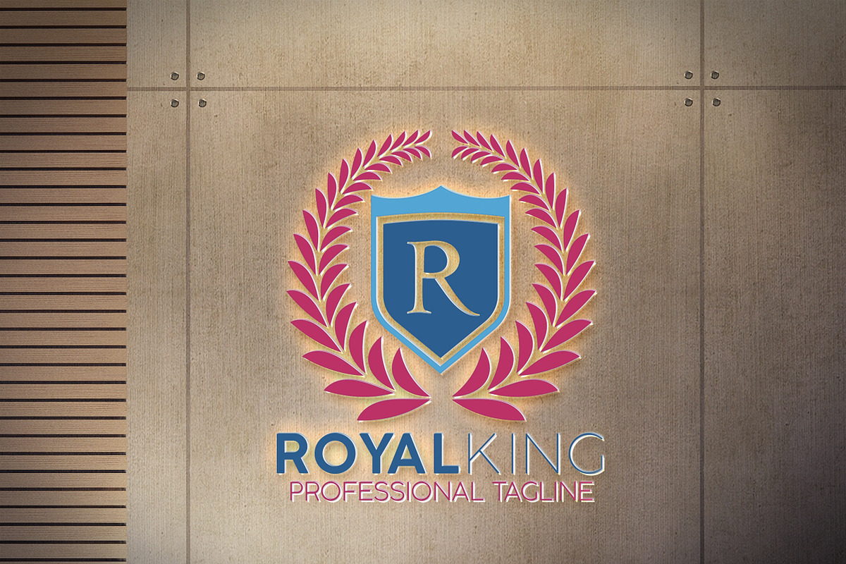 Royal King Vintage Letter R Logo, a Branding & Logo Template by essegraphic