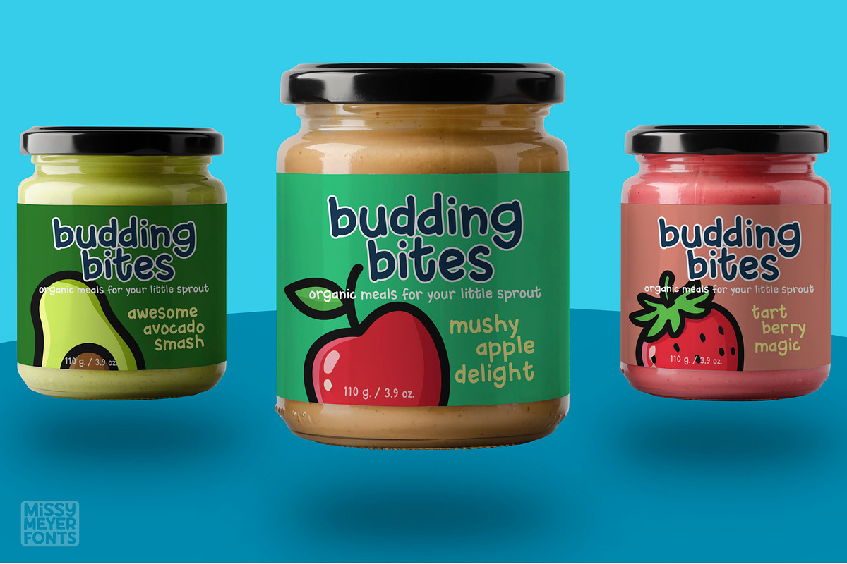 Smart Burger: a fun handwriting font, a Handwritten Font by Missy Meyer (Photo 7 of 8)
