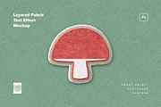 Layered Fabric Text Effect Mockup, a Layer Style Add-On by veila.me (Thumbnail 5 of 6)