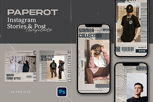 Fashion Instagram Template - Paperot