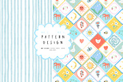 SUN & FLOWERS. Patterns & Art print, a Decorative Illustration by annartdreams (Thumbnail 3 of 9)