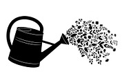 Floral Watering Can Design Bundle, an Illustration by Gaye Art (Thumbnail 26 of 31)