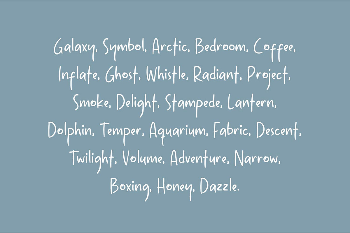 Sejuk - Sweet Happy Font, a Handwritten Font by TrimStudio (Photo 7 of 10)