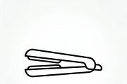 43 Beauty Makeup Outline Icons, an Outline Icon by adenpinkstore (Thumbnail 16 of 24)