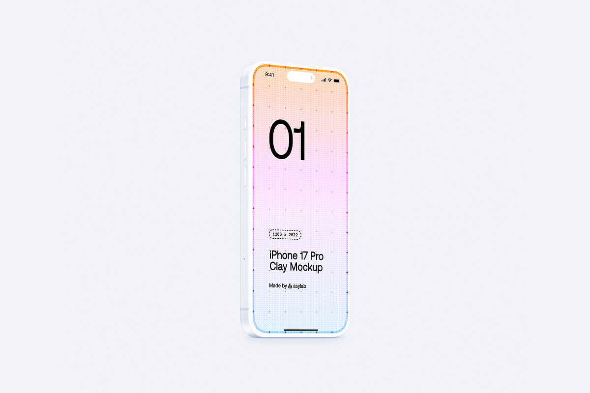 iPhone 17 Pro Clay - 24 Mockups, an iPhone Mockup by Asylab (Photo 43 of 61)