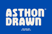 CS Asthon Drawn, a Sans Serif Font by Craft Supply Co. (Thumbnail 1 of 8)