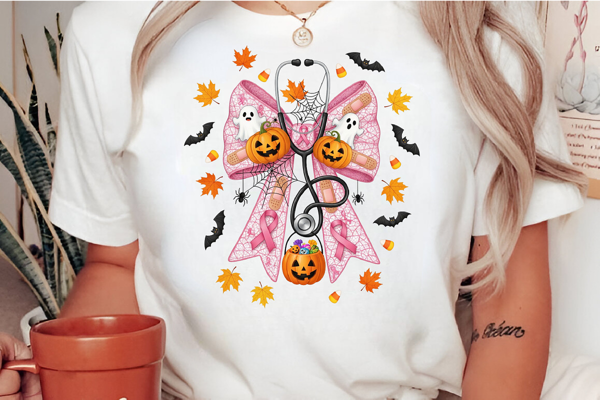 Breast Cancer Nurse Halloween Coquet, an Illustration by Craft Nest (Photo 2 of 6)