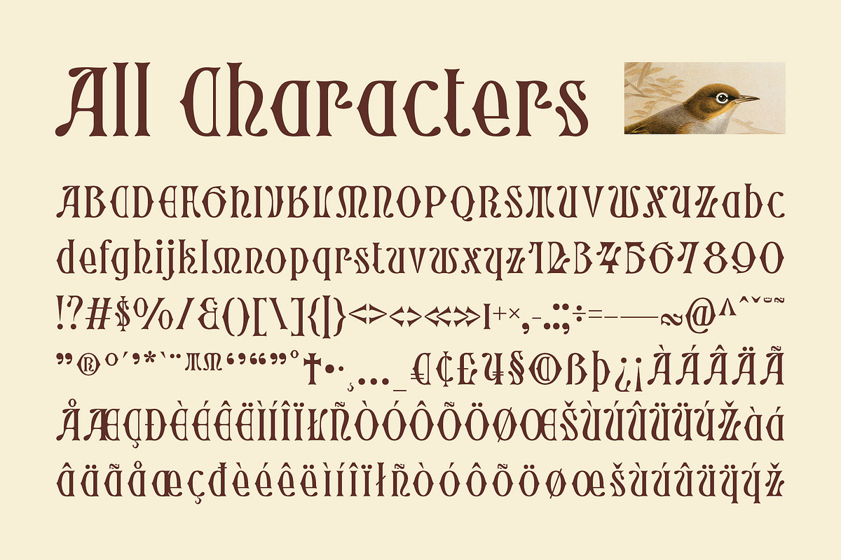 CS Ruskine – Uncial Font, a Sans Serif Font by Craft Supply Co. (Photo 8 of 8)