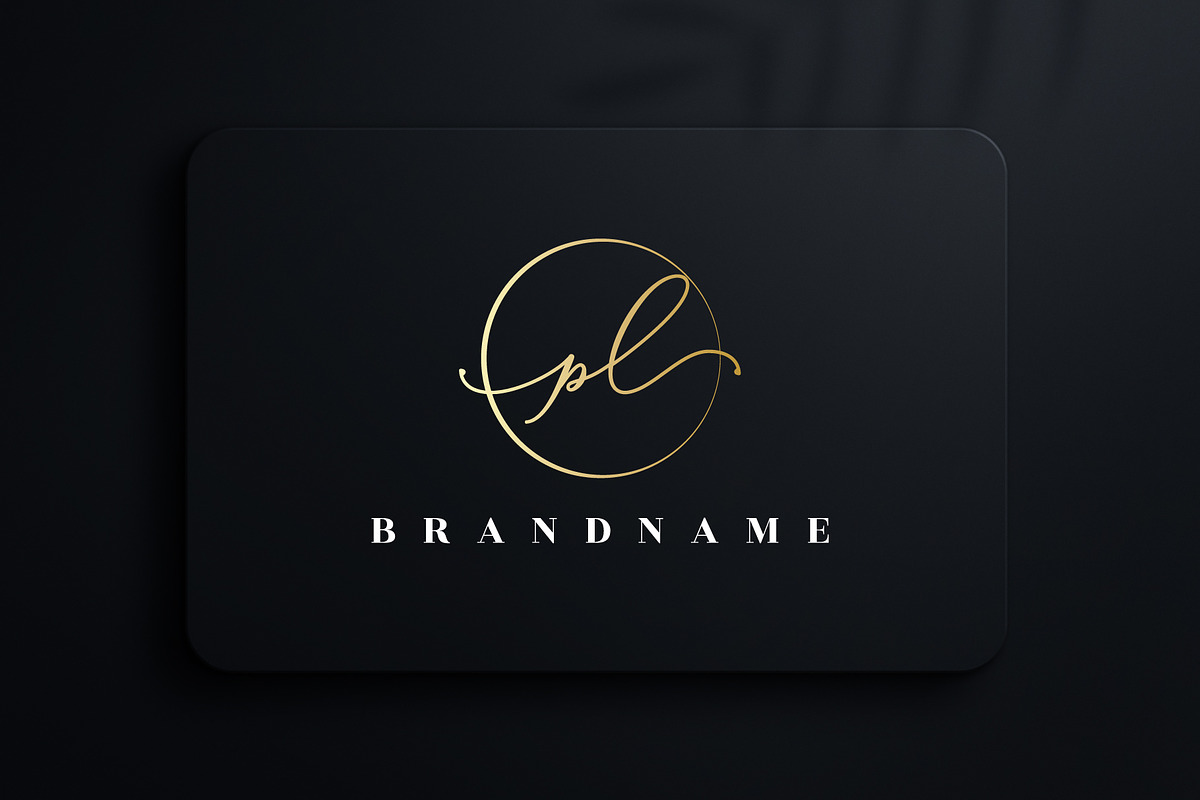 letter PL handwritten signature logo, a Branding & Logo Template by Team_Ultra_Graphics