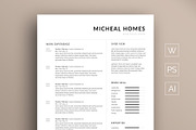 Resume, a Resume Template by paulresume (Thumbnail 1 of 3)