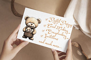 Whimsical Summer Teddy Bear Clipart, an Illustration by Libby Wishes (Thumbnail 2 of 6)