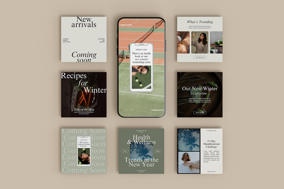 Canva Social Media Templates, a Social Media Template by Brand & Bloom (Photo 7 of 22)