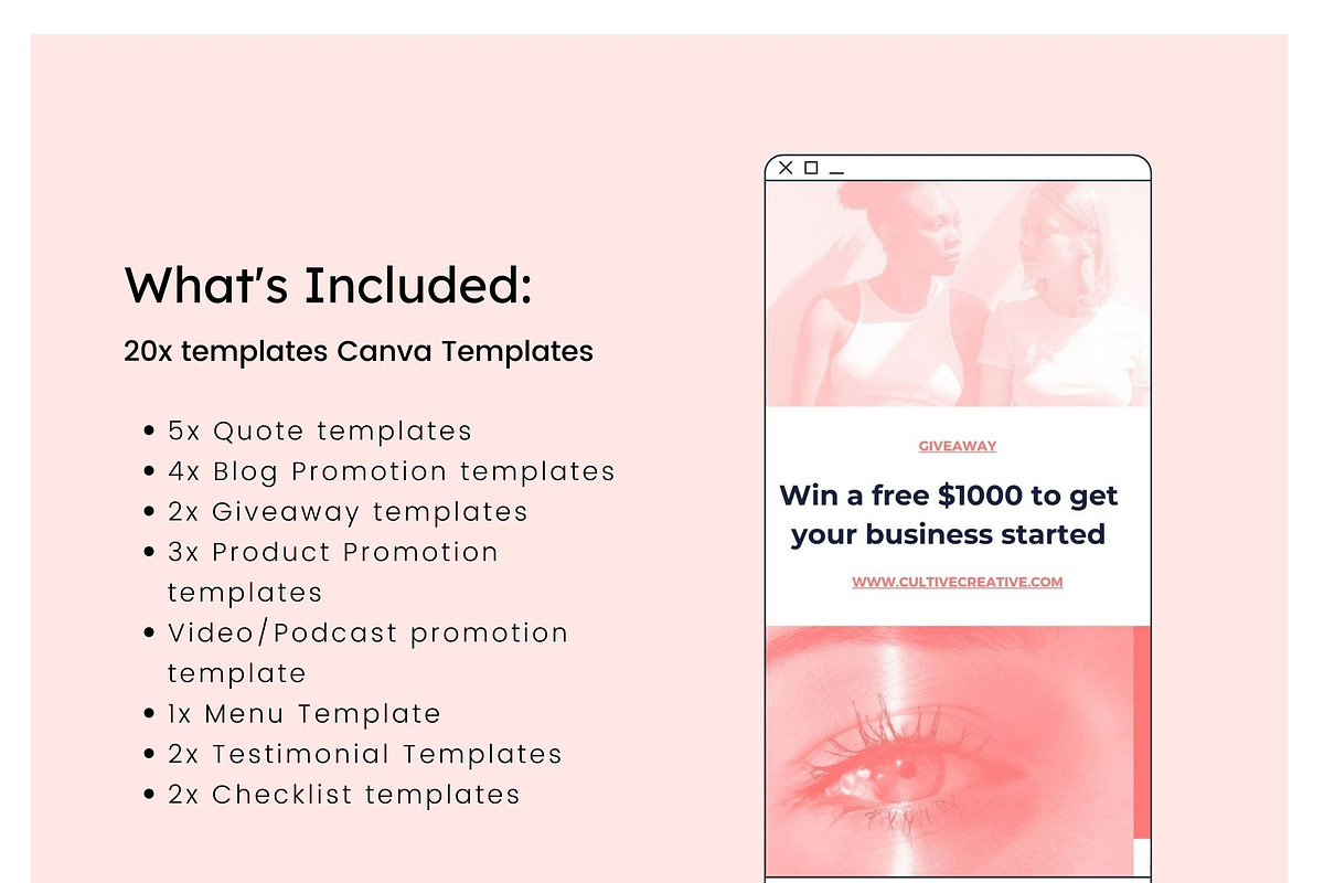 Bright Colorful Pinterest Pin, a Social Media Template by Cultive Creative (Photo 3 of 11)