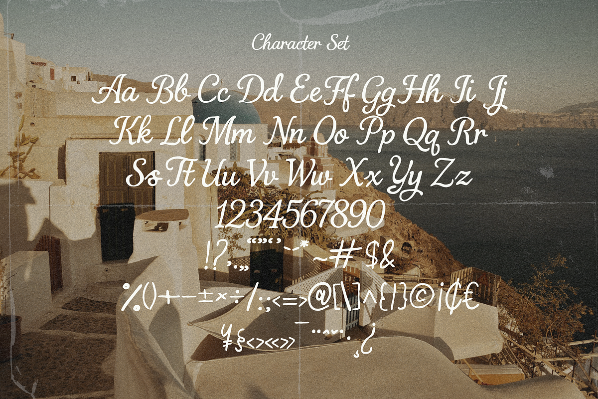 Costa Brisa – Retro Summer Font Duo, a Script Font by Creacy Studio (Photo 11 of 11)