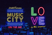Retro Neon Font Collection, a Sans Serif Font by Wingsart Studio (Thumbnail 22 of 24)