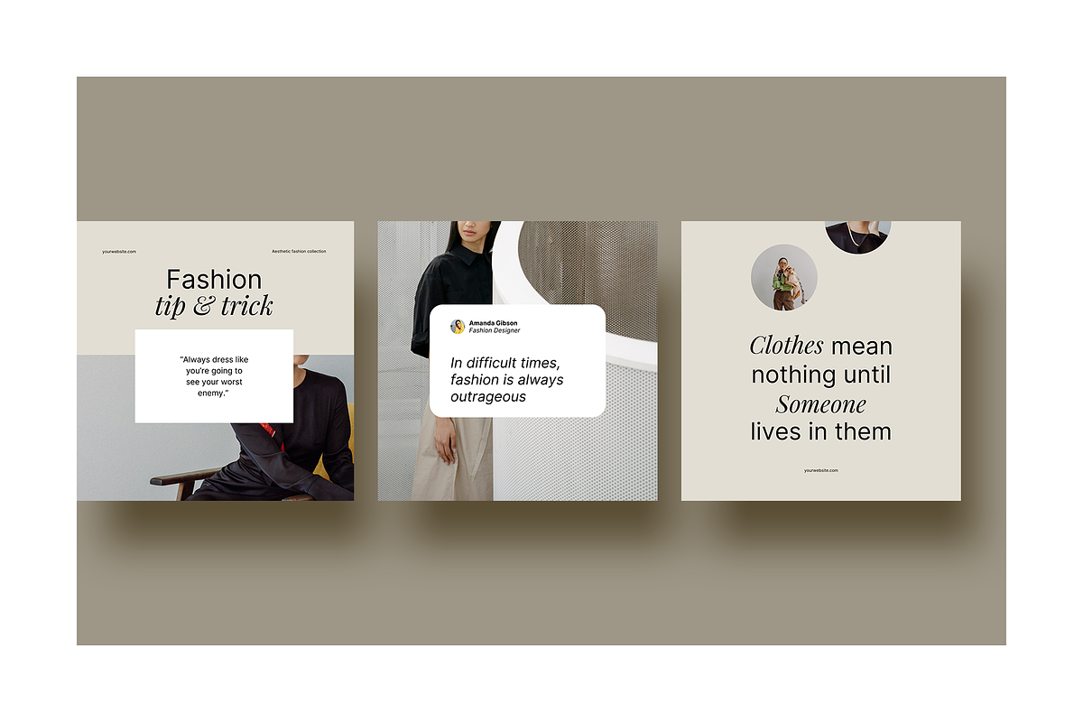 Fashion Canva Instagram Post, a Social Media Template by Angkalimabelas (Photo 2 of 5)