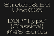 Uncmmn Stretched - 7 Style Serif, a Serif Font by Kotivoro (Thumbnail 8 of 18)
