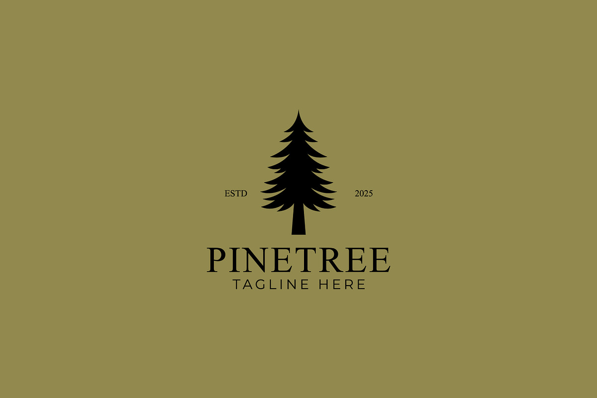 Pine Tree Logo Nature Harmony, a Branding & Logo Template by Signatoro (Photo 2 of 3)