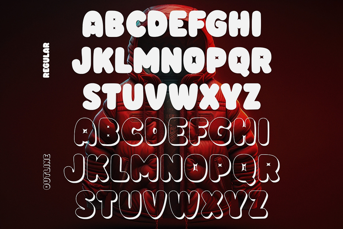 Double Bubble 3D Typeface, a Sans Serif Font by HipFonts (Photo 3 of 8)