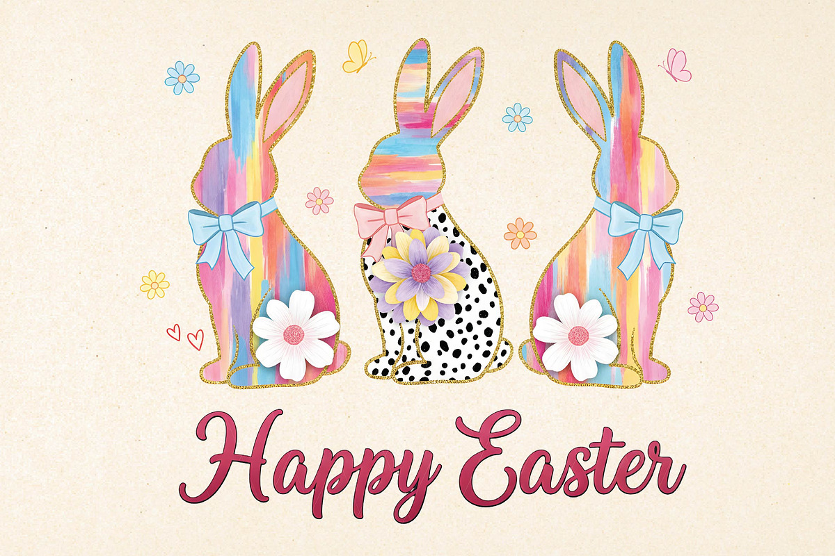 Happy Easter, Coquette Easter Bunny, an Illustration by DreamPrint404 (Photo 1 of 6)