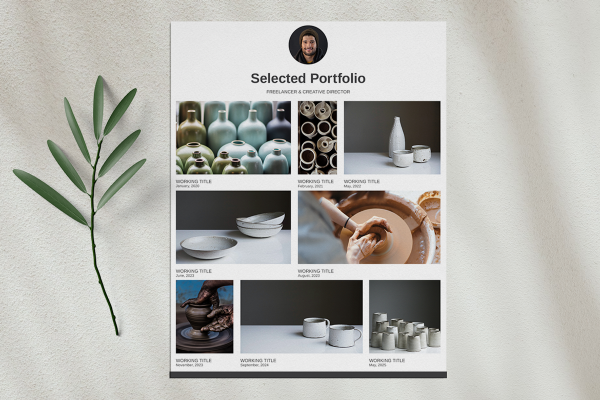Art Director CV, Resume, Portfolio, a Stationery Template by Boris Cupac (Photo 4 of 4)