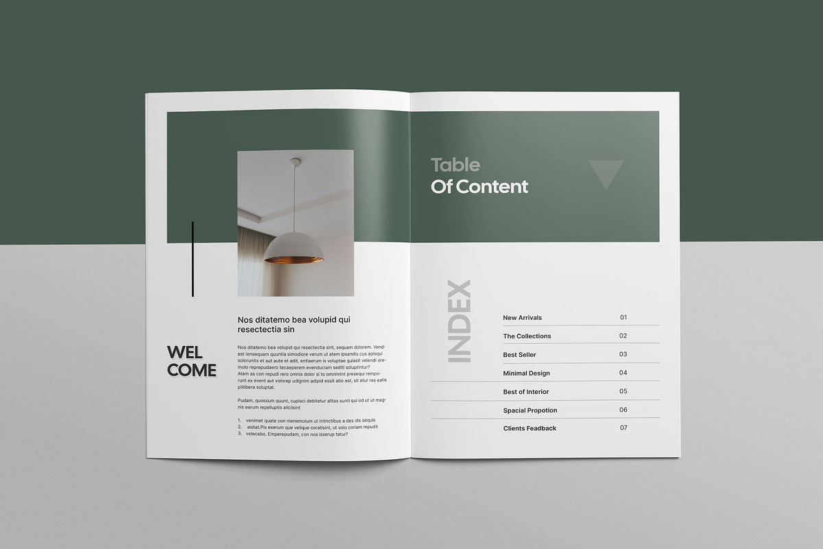 Product Catalog Template, a Brochure Template by KreateTribe (Photo 2 of 9)