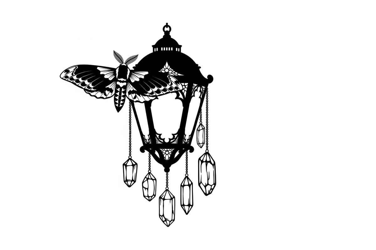Mystical Moth Lantern Design Bundle, an Illustration by Designs_River (Photo 14 of 31)