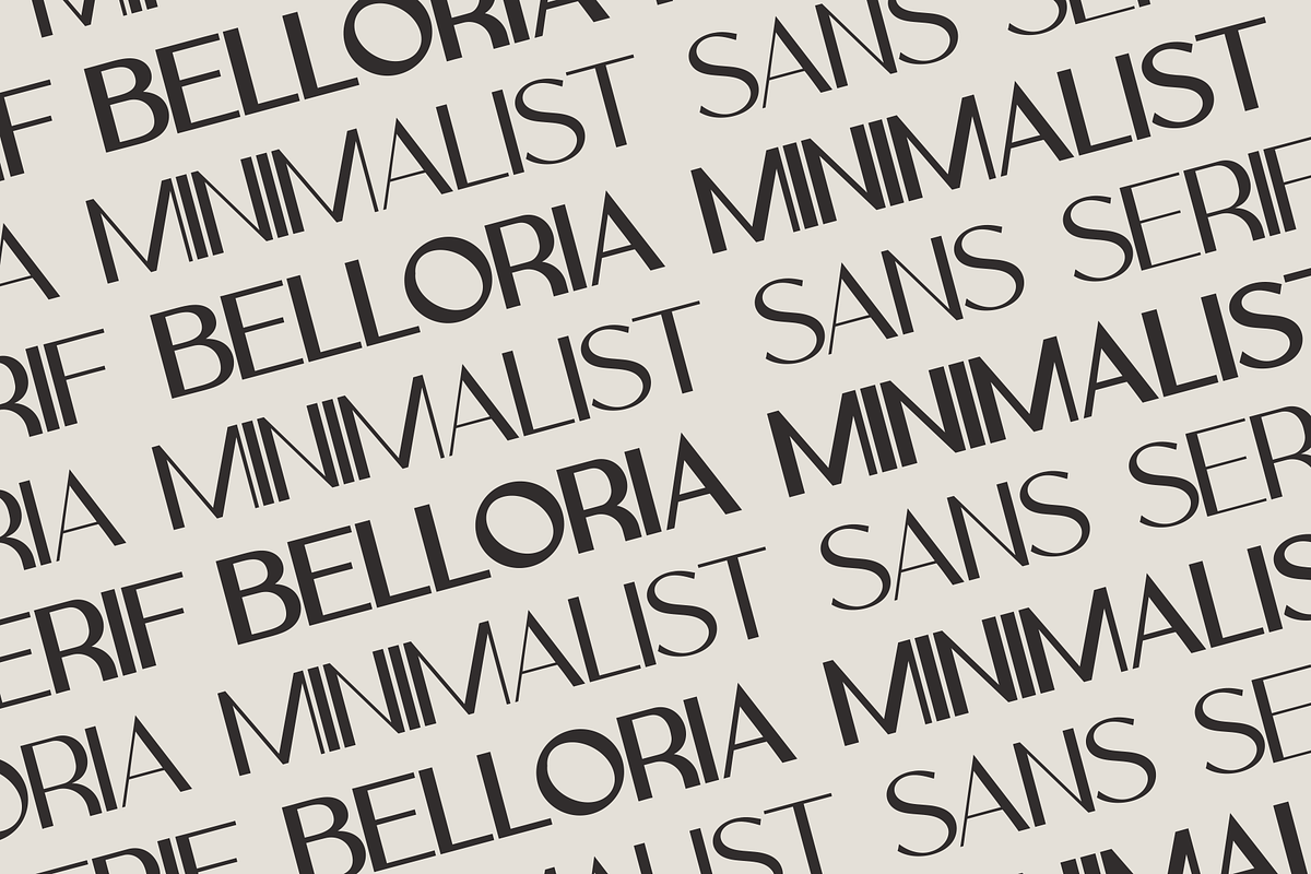 Belloria - Elegant Sans-Serif Family, a Sans Serif Font by Indotype Foundry (Photo 3 of 10)