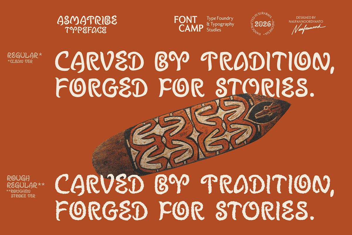 Asmatribe Font, a Handwritten Font by Fontcamp Type Foundry (Photo 6 of 12)