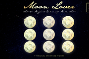 MOON LOVER MAGICAL MOON PNG OVERLAYS, an Object Graphic by Illumineer Media & Design (Thumbnail 5 of 7)