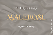 Malerose, a Serif Font by zamjumps (Thumbnail 1 of 12)