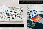 IPad Pro Christmas Photo Mockups, a Print Template by Letter Elfa Studio (Thumbnail 3 of 10)