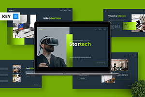 Startech - Keynote Templates, a Presentation Template by Deepslide Studio