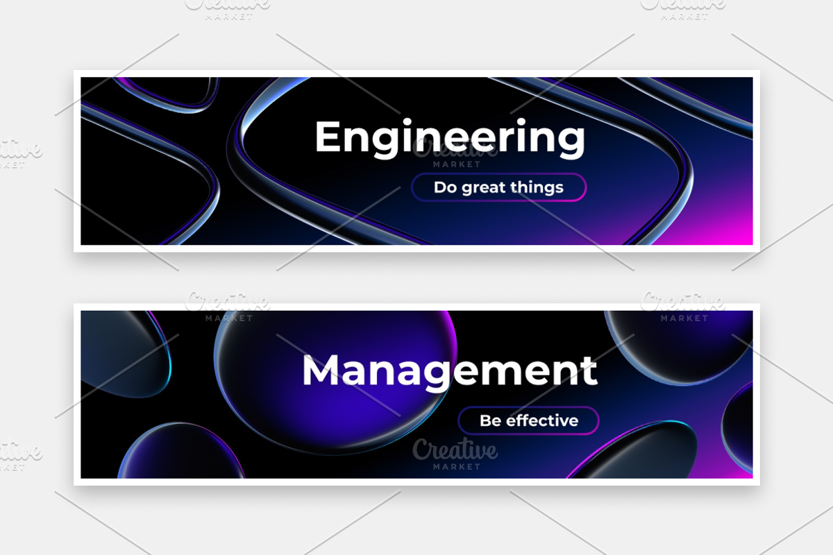 LinkedIn| Set of Editable Covers, a Social Media Template by wowomnom (Photo 2 of 3)
