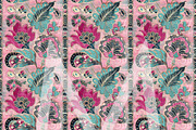 Boho Floral Digital Paper Pack, a Pattern Graphic by Maishop (Thumbnail 3 of 8)