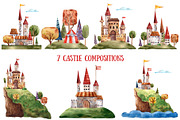 Old Fairy Tale - Watercolor Clip Art, an Animal Illustration by Mashamashastu (Thumbnail 11 of 16)