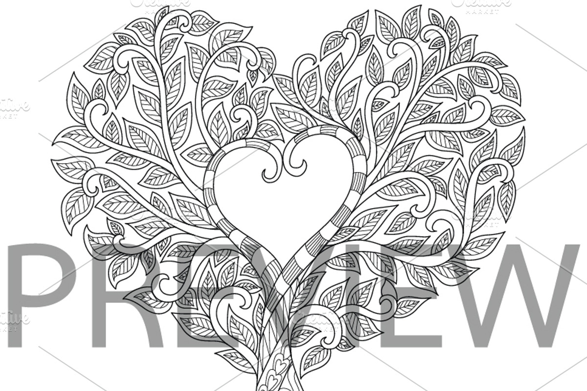 35 Valentine's coloring, an Animal Illustration by Somjai King (Photo 30 of 36)