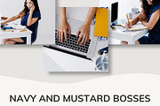Navy and Mustard Bosses (25+ Images), a Business Photo by Ivory Mix (Thumbnail 1 of 2)